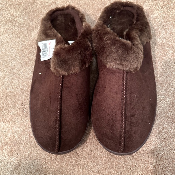 Shoes | Brand New Brown Suede Slippers | Poshmark